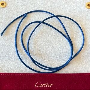Cartier Silk Cord Blue for Trinity Cord Bracelet
